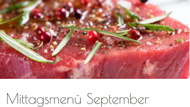 Mittagsmenü September